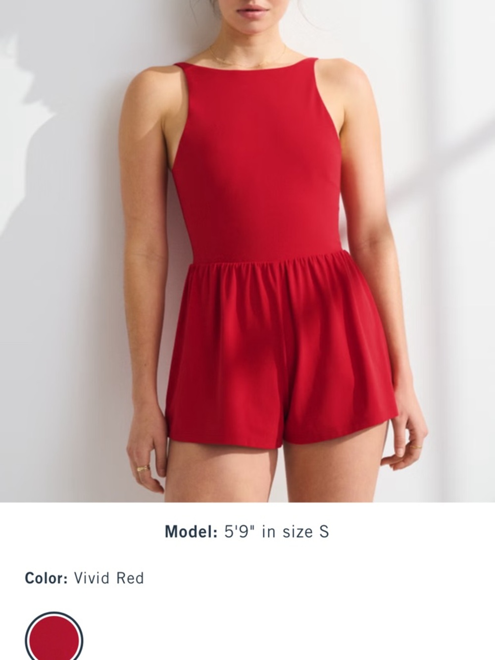 Abercrombie & Fitch YPB Open Back Romper